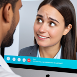 **

AI chatbot in a customer service setting, analyzing a customer's emotional state (frustration) and providing a personalized, helpful response. Focus on the AI's interface displaying emotional analysis and the positive interaction with the customer.

**